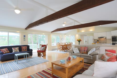 Great Room leading to large deck