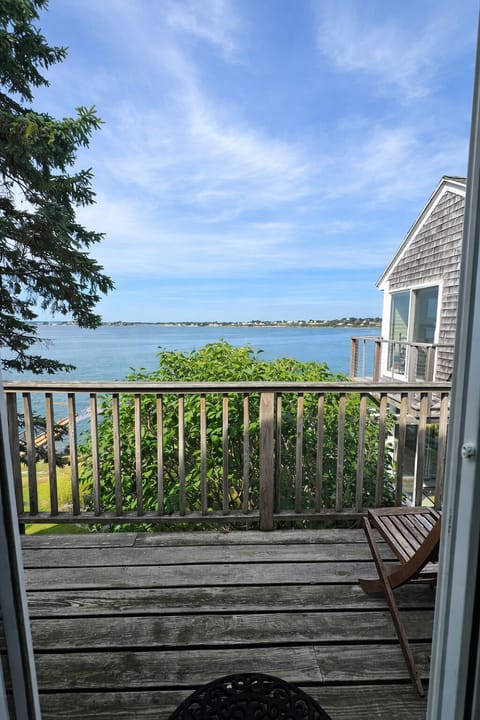 Ocean views complete this quaint space.