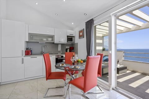 Kitchen with dining area