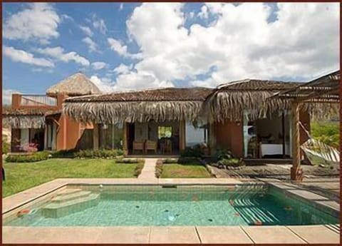Villa facing ocean.