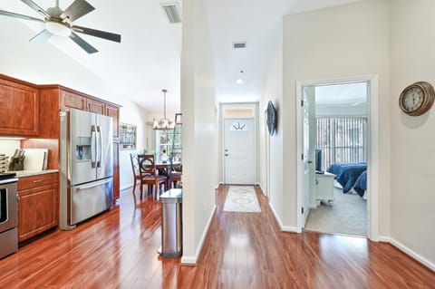 Kitchen looking toward front entry
