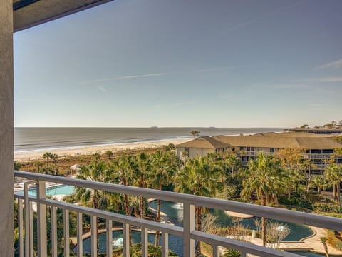 Wonderful Views from 2508 Sea Crest from the Main Balcony located off the Living Area