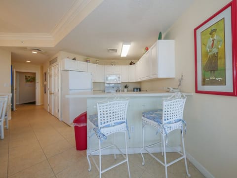 Kitchen with Breakfast Bar at 2508 Sea Crest
