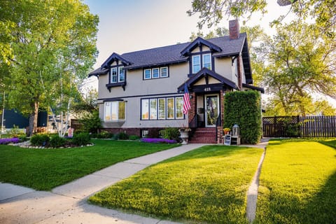 This turn of the century arts and crafts home renovated in modern farmhouse.