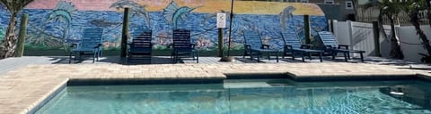 Pool and pool lounge chairs