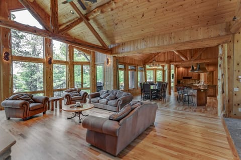 Great room and kitchen