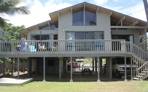 View of the house from the yard