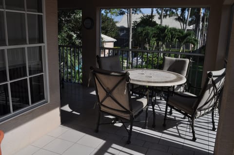 Partial  view of the wrap around lanai. 