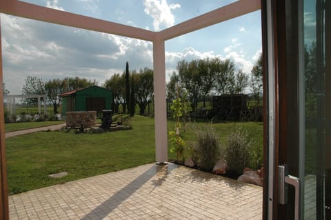 Loggia in front of the dining area