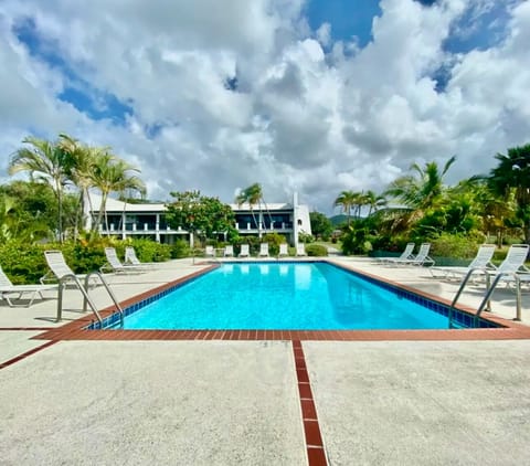 Kick back and relax in our private pool. 