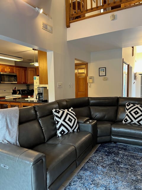 View of spacious grand room.