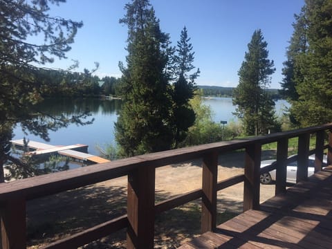 The Henry Fork River pouring into Island Park Reservoir