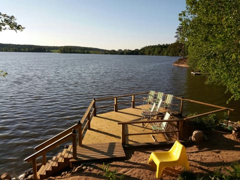 Beach terrace and 2 piers