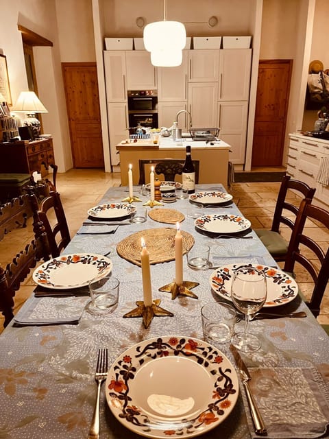 We have dining sets for large crowds, as well as dining tables on each patio.