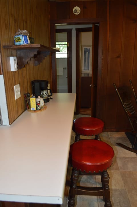 Bar seating in Cottage #2