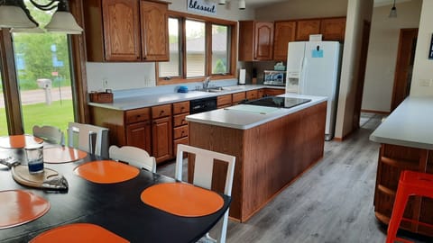 Big kitchen with lots of room to create 