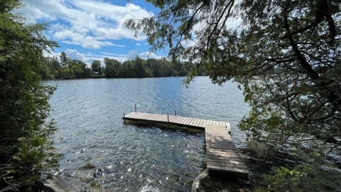 Caspian Lake access by private dock (shared with Eyrie)