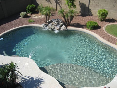 Pool from 2nd floor terrace