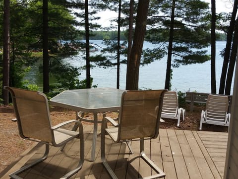 Just 50 feet to the water from the porch