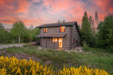 Sunset at Bear Claw Cabin