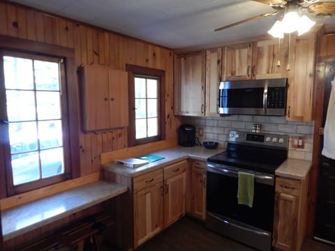 Spice Cabinet with Spices,Microwave and Keurig
