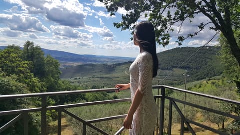 view from the garden www.leloggedisilvignano.it