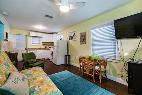 living room and kitchen