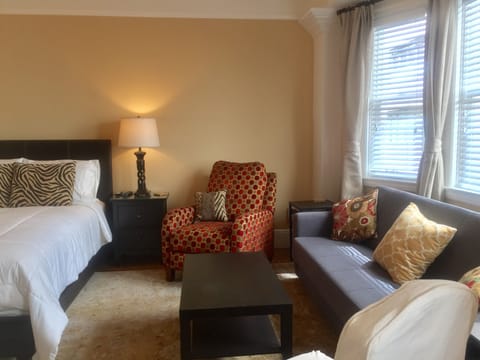 Living room bedroom area