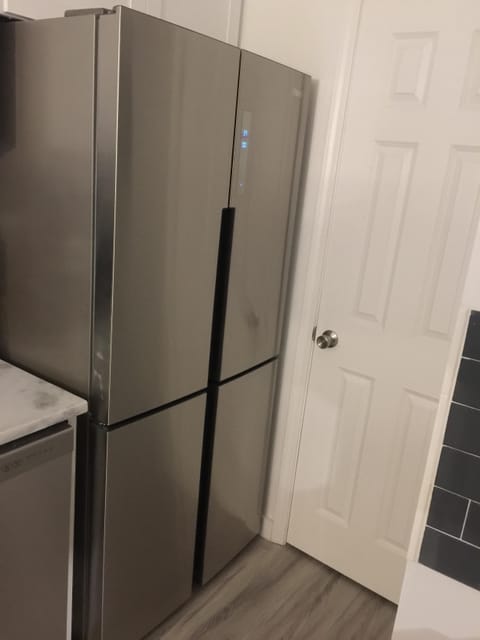 Haier stainless steel refrigerator