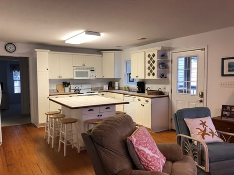 Kitchen area- open to den