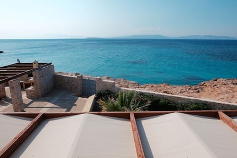 Sea view from  the villa. It is right by the sea