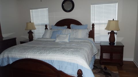 King size bed in Master Bedroom
