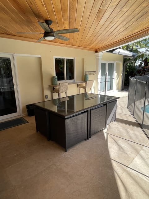 View of Covered Patio and Bar