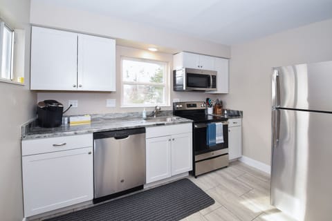 New stainless steal appliances