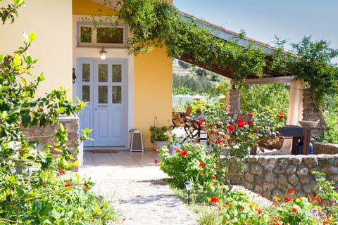 Exterior entrance and garden