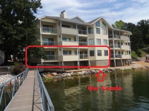 View of our unit from the dock.