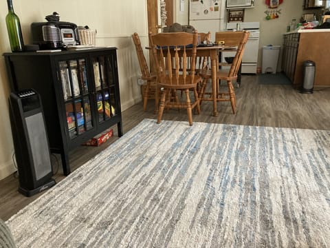 New flooring thruout cottage
Looking into kitchen and dining area