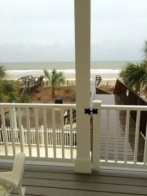 Everyone wants to know how close is the ocean..... it is attached-to the deck