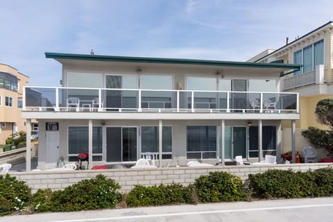 Our property is upstairs and on the left.  Best views in Mission Beach!