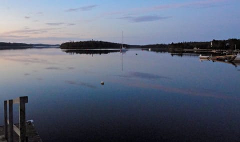 Morning view looking east