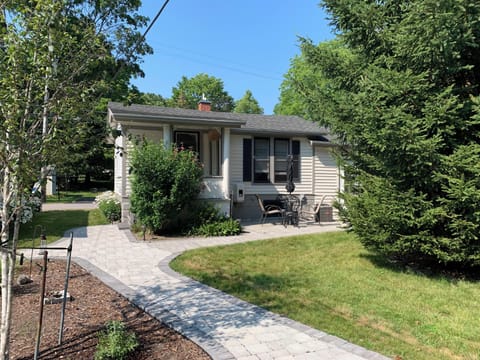 Cottage is on the rear corner of the overall property 