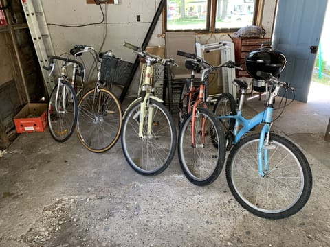 bikes available in garage
