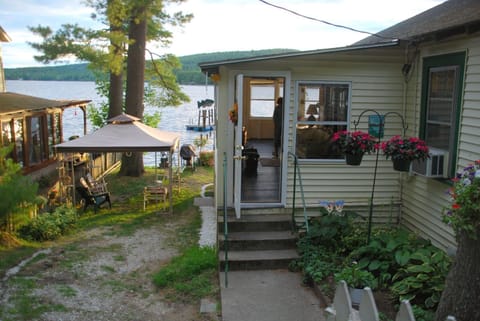 entrance into porch.