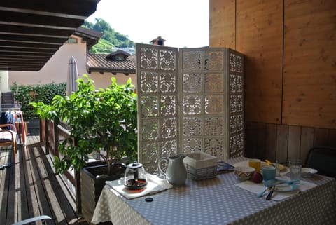 Covered part of balcony