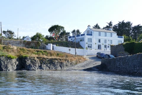 View of The Quay House from the sea