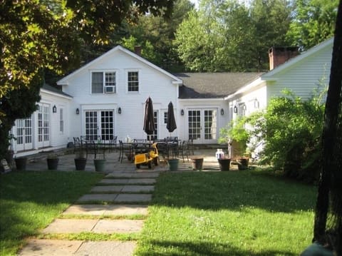 Rear Dining Patio Terrace with BBQ and Dining Tables