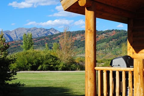 View from cabin in September