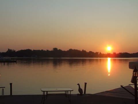 Serenity house Sunrise from the patio, enjoying a good cup of coffee