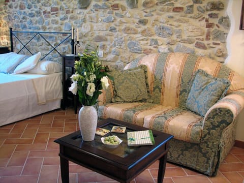 Bedroom with lounge area
