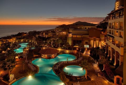Property at sunset